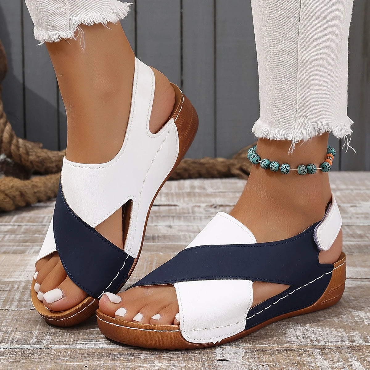 Summer Shoes Women Sandals Plus Size Walking Shoes Casual Women Shoe Wedge Sandals Ladies Party Female Footwear Women Sandal - Buy online at  Vibe In Cart.