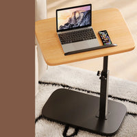 Adjustable Height Rotating Foldable Coffee Table with Storage