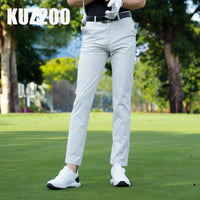 Men's Full Length Spring Summer Golf Pants in Nylon and Elastane