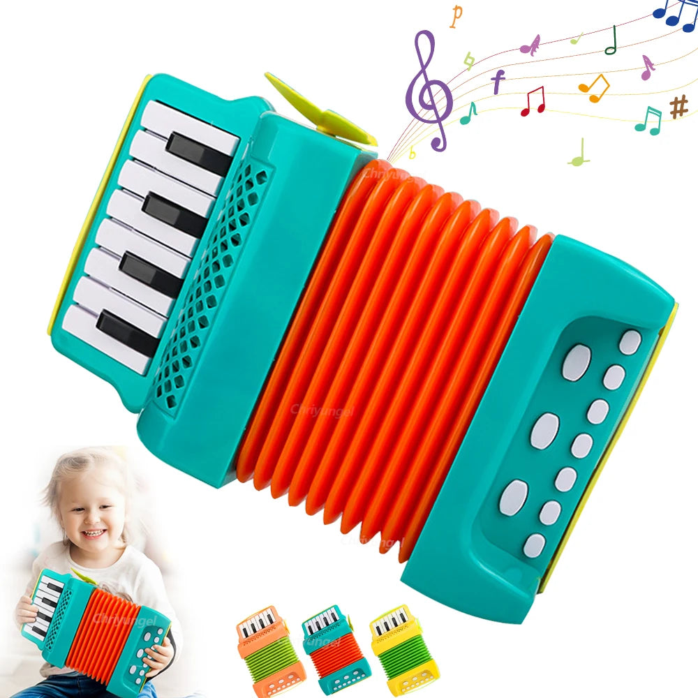 Accordion Toy for Toddlers Musical Instrument Educational Toys Children's Music Interest Development Gifts for Kids Boys Girls - Buy online at  Vibe In Cart.
