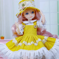 BJD Doll and Clothes Multiple Removable Joints 30cm 1/6 3D Eyes Doll Girl  Dress Up Birthday Gift Toy - Buy online at  Vibe In Cart.