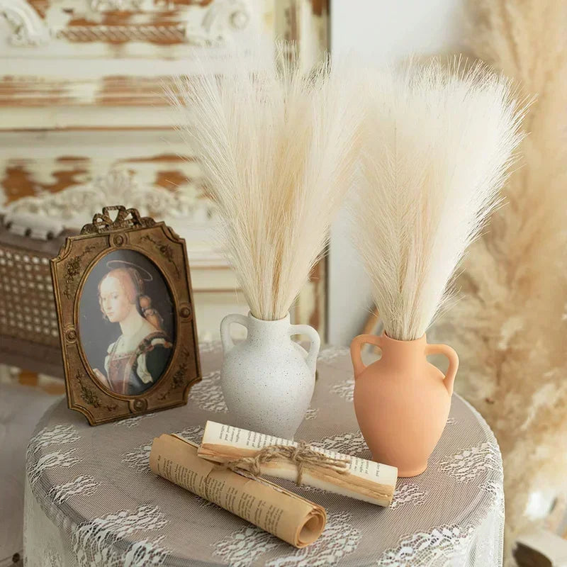 55CM 5PCS Fluffy Pampas Grass Boho Decor Flower Fake Plant Reed Simulated Wedding Party Home Decoration Artificial Flowers - Buy online at  Vibe In Cart.