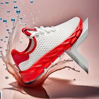 YRZL Men's White Sneakers Breathable Casual Shoes Outdoor Non-Slip Mesh Loafers Walking Lightweight Slip on Male Tennis Shoes - Buy online at  Vibe In Cart.