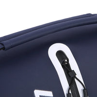 Zippered Waterproof Nylon Golf Shoe Bag Large Capacity 32x22x11cm