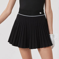 Spring Women High Waist Pleated Skirt Golf Tennis High-end Fashion New Sports Skort with Inner Shorts Ladies Golf Wear