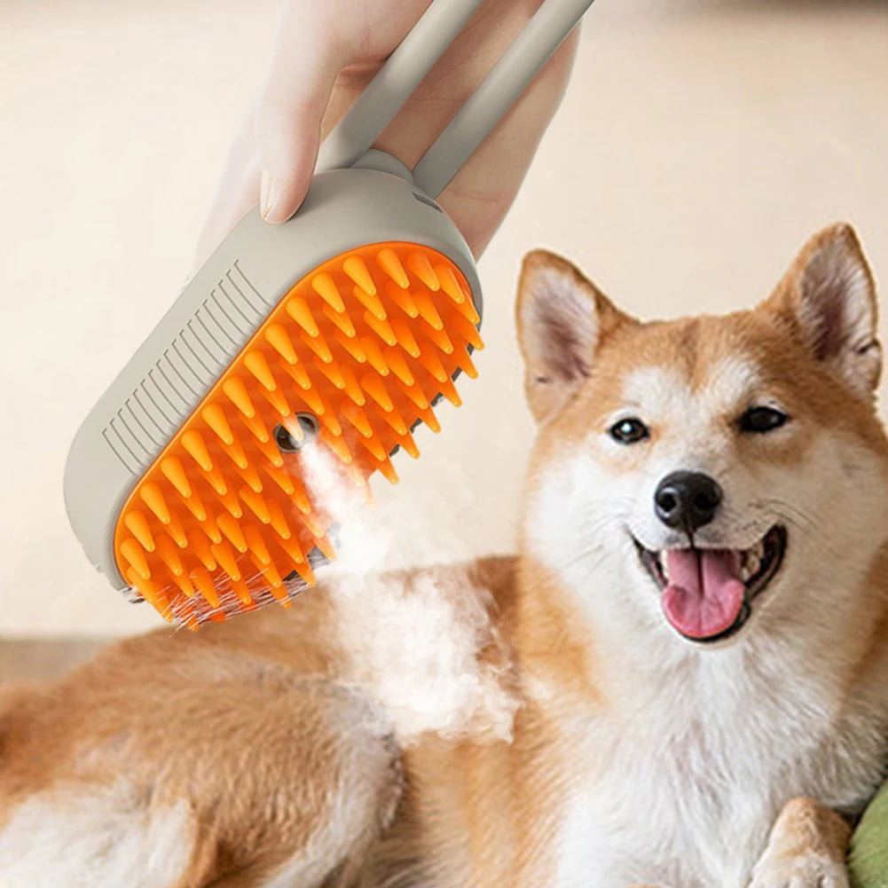Cat Steam Brush Steamy Dog Brush 3 in 1 Electric Spray Cat Hair Brushes USB Rechargeable Dog Grooming Massage Comb for Pet Hairs - Buy online at  Vibe In Cart.