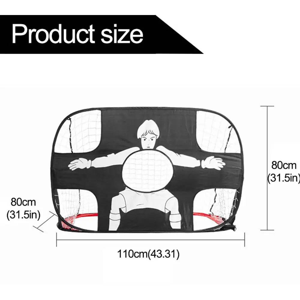 Foldable Football Goal Nylon Soccer Goal Kids and Adults Football Target Net for Playground Backyard Indoor Outdoor Training - Buy online at  Vibe In Cart.