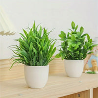 4 Pack Mini Artificial Potted Plants Fake Bonsai Greenery for Home Office Farmhouse Bathroom Shelf Decor Indoor - Buy online at  Vibe In Cart.