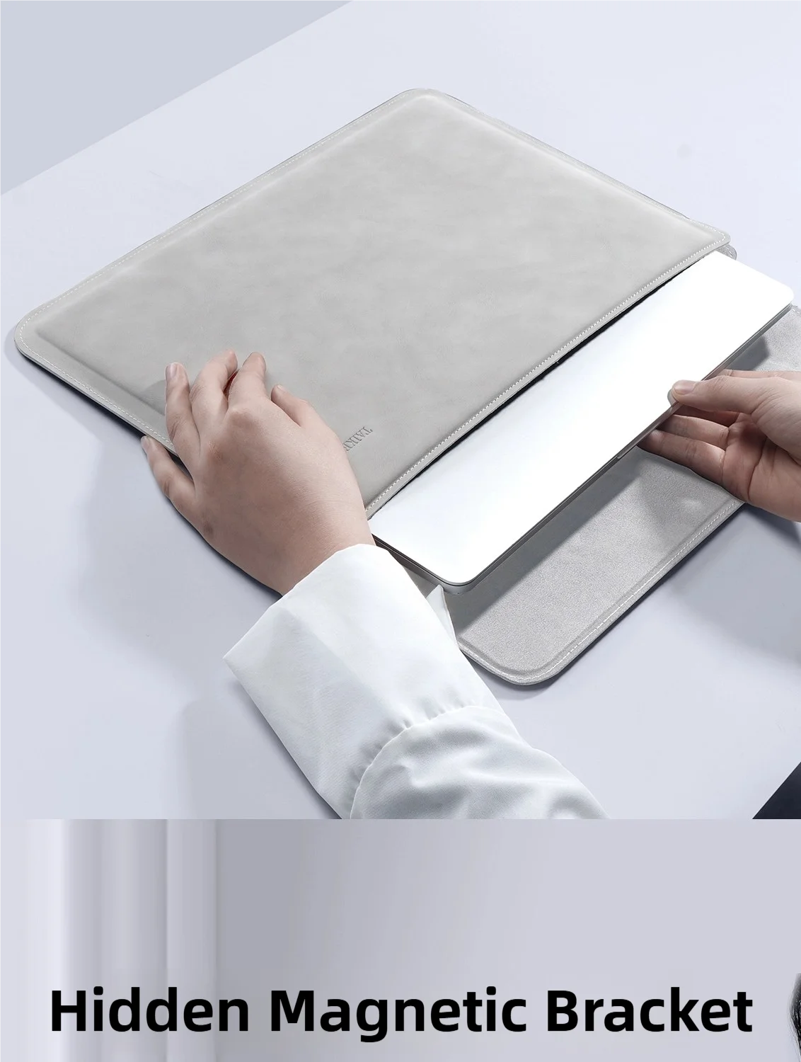 PU Laptop Sleeve Case for 13, 14, 15, and 15.6 Inch Laptops