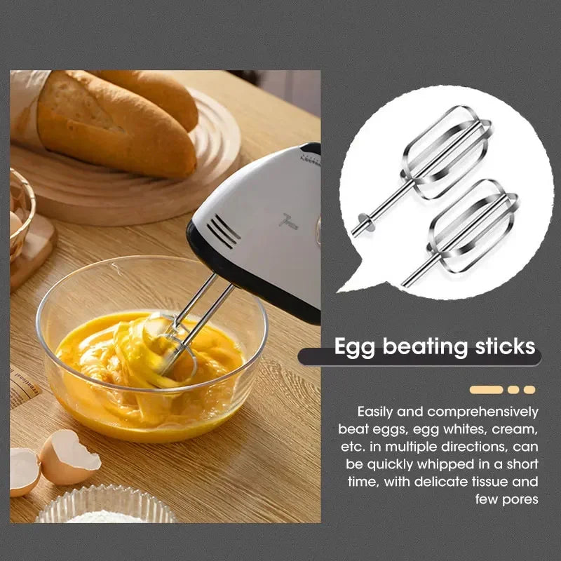 Handheld 7 Speed Automatic Electric Mixer Multi Functional for Food Egg Cream Cake Dough Mixing Baking Kitchen Home Use - Buy online at  Vibe In Cart.