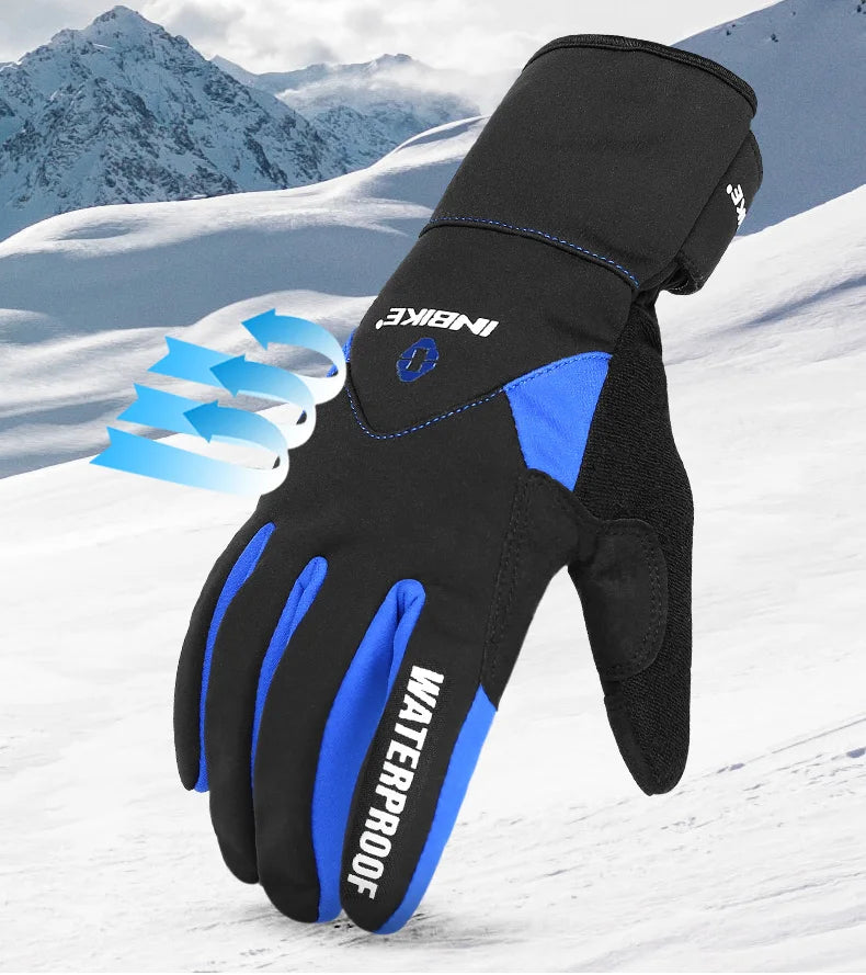 INBIKE Winter Cycling Gloves for Men Women Warm Fleece Biking Glove for Riding Bicycle Gloves Waterproof Touchscreen Accessories - Buy online at  Vibe In Cart.