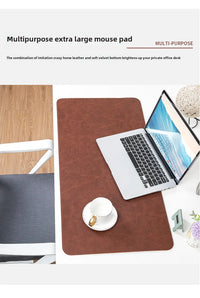 Waterproof Leather Desk Mat for Computer, Non-Slip and Easy to Clean