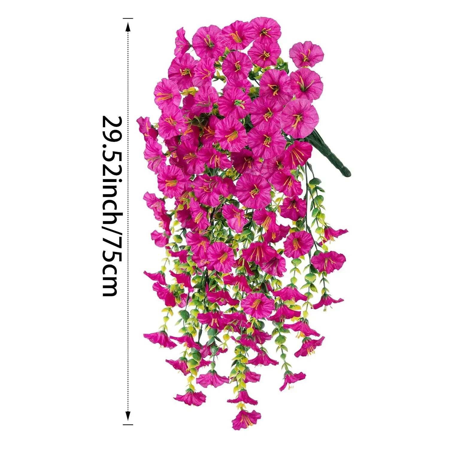 Artificial UV-Resistant Hanging Flowers and Plants for Room Decor