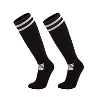 Polyester Knee High Breathable Soccer Socks for Adults and Kids