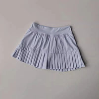 High Waisted Sports Short Skirt Summer New Style Cool Anti Glare Including Lined Shorts Fitness Yoga Quick Drying Pleated Skirt - Buy online at  Vibe In Cart.