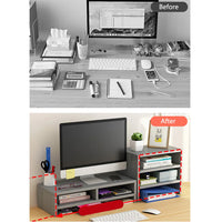 Wooden Laptop Stand with Stable Base and Eyesight Protection