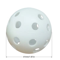 10Pcs 41mm Golf Training Balls Plastic Airflow Hollow with Hole Golf Balls Outdoor Golf Practice Balls Golf Accessories - Buy online at  Vibe In Cart.