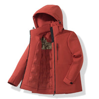 Unisex Waterproof Windproof Warm Winter Fleece Coat for Outdoor Use