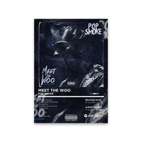 Unframed Retro Rapper Album Cover Canvas Wall Art Print