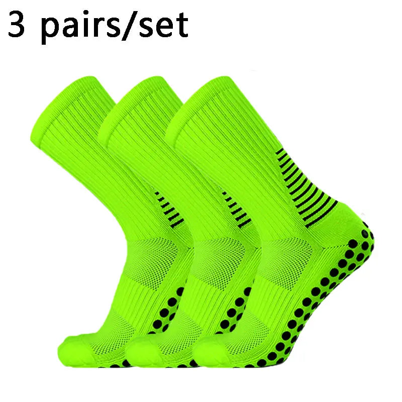 3pairs Shield Pattern Circular Silicone Non slip Football Socks Men Women Football Socks Training Match Sports Grip soccerSocks - Buy online at  Vibe In Cart.