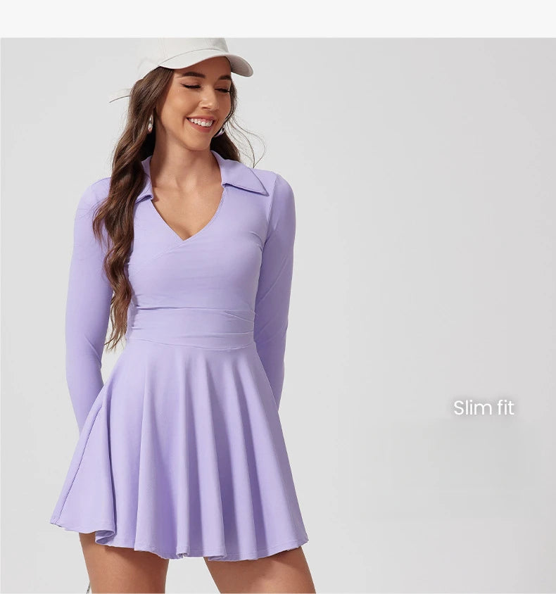 FUBEIKE Tennis Clothes Dress To Use With Tennis Skirt Woman Dresses Luxury Women 2024 Women's Golf Wear Exercise Yoga Clothing - Buy online at  Vibe In Cart.