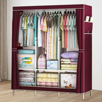 Portable Closet 51-Inch Dustproof Wardrobe Organizer Multi-laye Home Storage Rack Clothes Bedroom Shoe Quick and Easy to Assembl - Buy online at  Vibe In Cart.