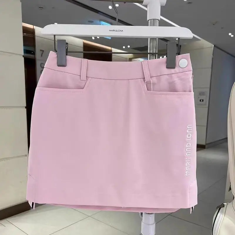 Slimming Golf Skort - A-Line Shape Tech + Built-in Shorts, On/Off Course Wear