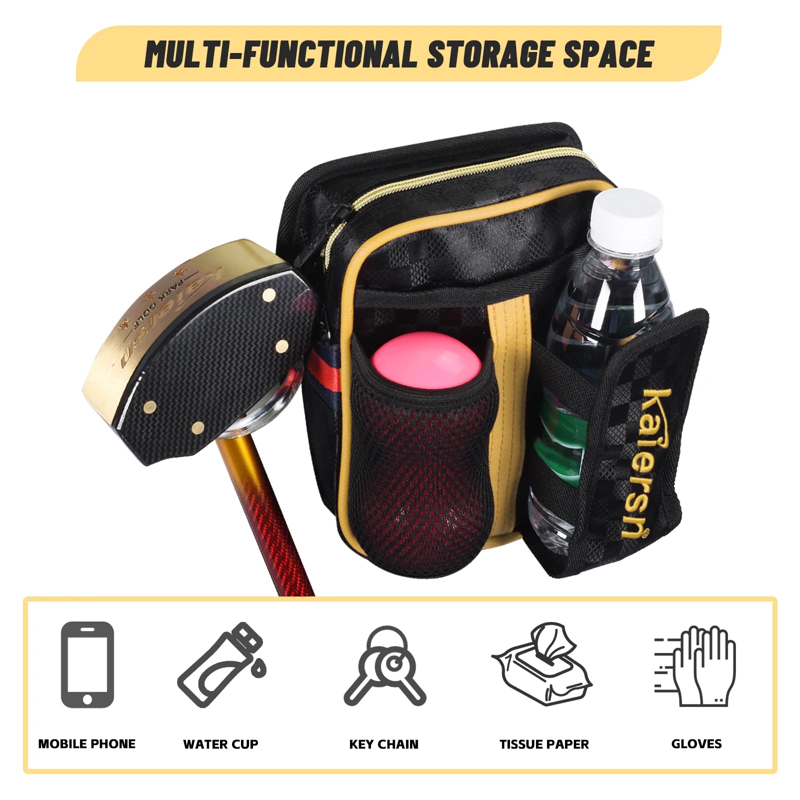 Right Handed Unisex 10-Piece Golf Set with Bag and Accessories