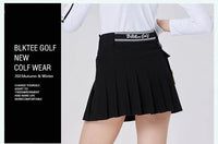 Blktee New Golf Skirt Women's Elastic Waist Sports Skirts Ladies Pleated Pockets Short Skort High Waist Tennis Golf Culottes - Buy online at  Vibe In Cart.