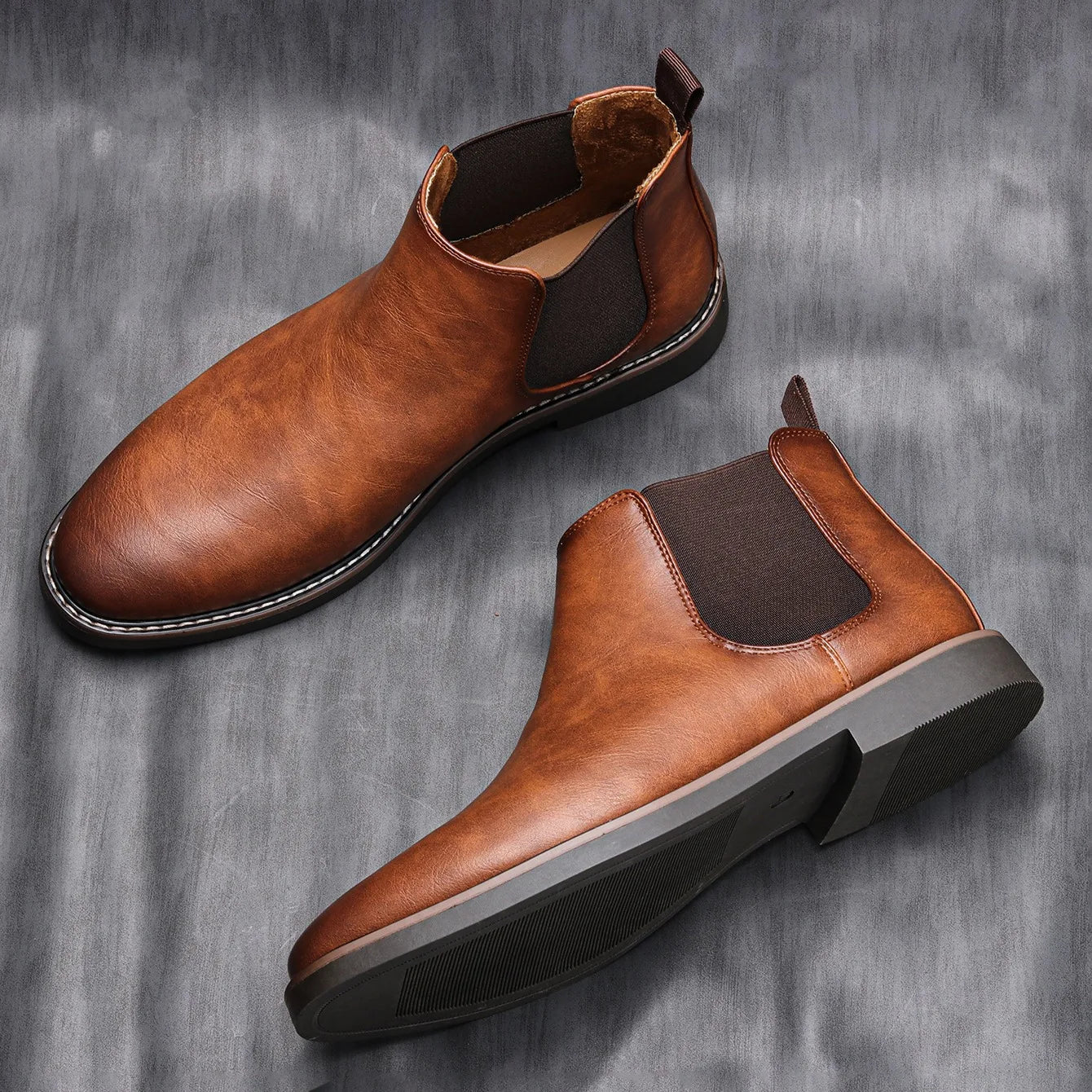 40~46 Men Chelsea Boots Brand Retro Comfortable Fashion Men Boots - Buy online at  Vibe In Cart.