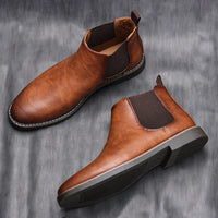 40~46 Men Chelsea Boots Brand Retro Comfortable Fashion Men Boots - Buy online at  Vibe In Cart.