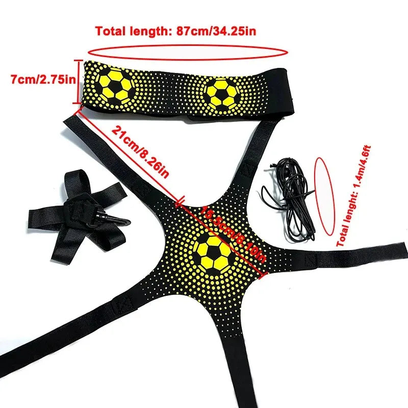 Football Kick Throw Solo Practice Adjustable Waist Belt Soccer Ball Control Training Equipment Children Training Elastic Belt - Buy online at  Vibe In Cart.