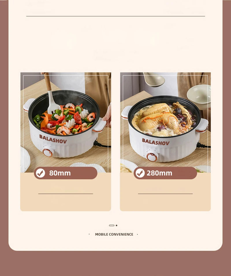 3L Portable Electric Rice Cooker 110V US Multifunctional Double Layer Pan Non-stick Cookware for Kitchen and Home Appliance - Buy online at  Vibe In Cart.