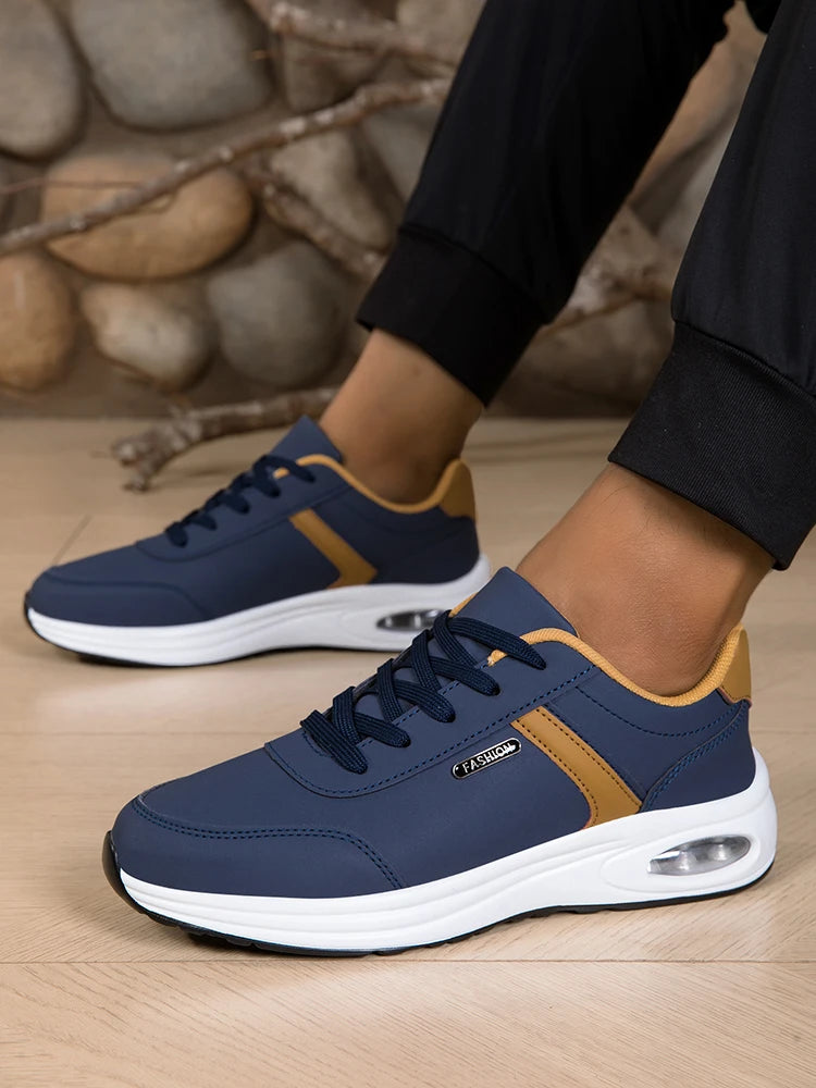 Men's Waterproof Non-Slip Casual Sports Shoes Lace-Up
