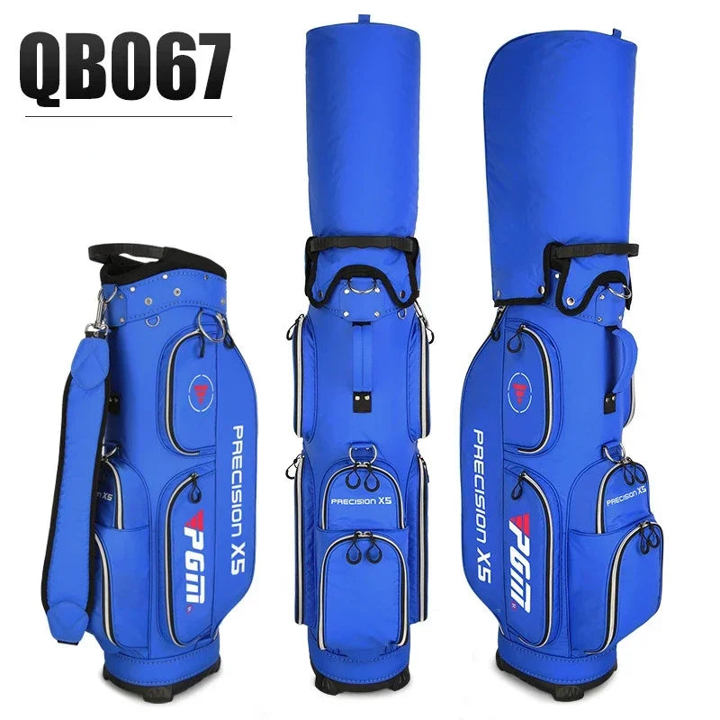 Golf Bag Waterproof Lightweight Nylon 128cm Height Large Capacity