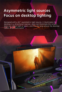 USB Stepless Dimming Screen Hanging Lights Curved Screen Monitor Light Bar RGB Background Atmosphere Desk Lamp Monitor Light Bar - Buy online at  Vibe In Cart.