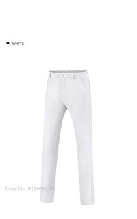 Men's Waterproof Fleece Winter Pants Straight Fit