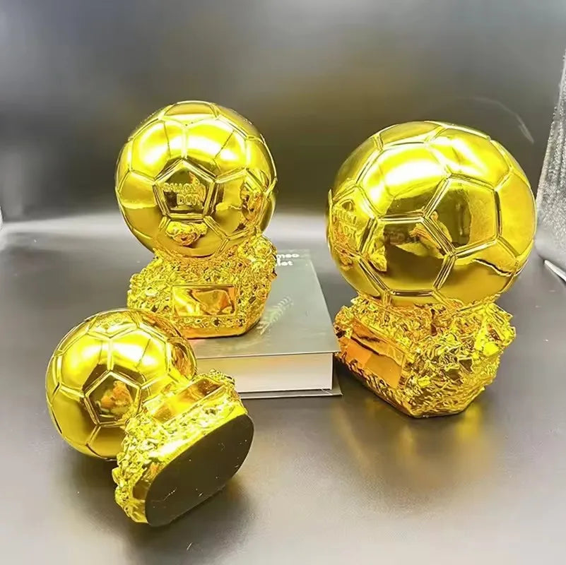 Golden Ball Football Cup Office Decoration with Electroplated Technology Football Cup Resin Gift and Birthday Gift Artefact - Buy online at  Vibe In Cart.