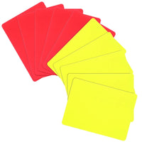 10pcs Referee Cards Set Red Yellow Judge Cards Football Soccer Standard Card Score Sheets Notebook Judge Cards Accessories - Buy online at  Vibe In Cart.