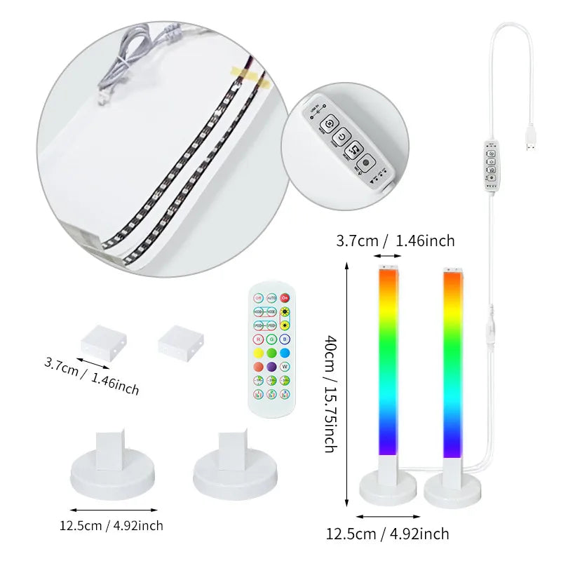 RGB LED Floor Lamp Remote & APP Control Music Sync Corner Lighting Modern Mood Lighting for Bedroom Living Room Gaming decor - Buy online at  Vibe In Cart.