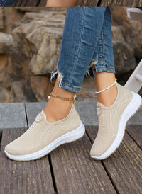 Summer New Mesh Breathable Large Size Casual Shoes for Women Soft Sole Lightweight One Step Single Shoes for Women - Buy online at  Vibe In Cart.