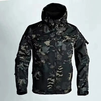 New Autumn WinterTactical Jackets Men Military Soft Shell Waterproof Windproof Hooded Jacket Outdoor Functional Multi-pockets - Buy online at  Vibe In Cart.