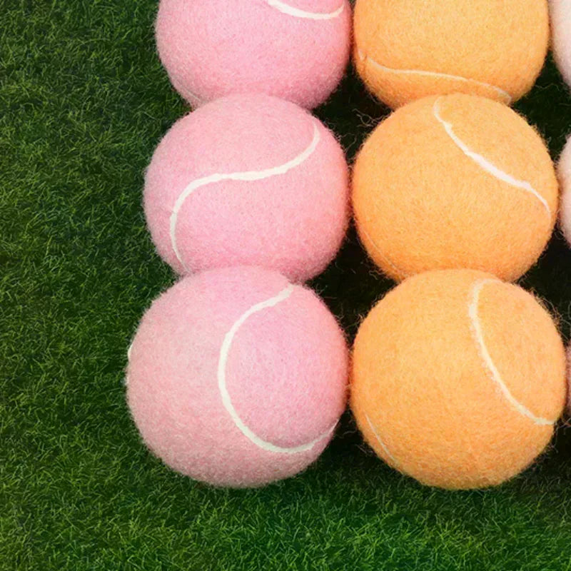 1/3Pcs Tennis Balls Wear-Resistant Highly Elastic Training Balls 65MM Ladies Beginners Durable Practice Tennis Ball For Club - Buy online at  Vibe In Cart.