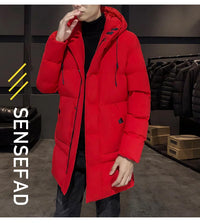 New Winter Men's Hooded Long Cotton Jacket, Thickened Warm Parka, Plus Sizes M-8XL - Buy online at  Vibe In Cart.
