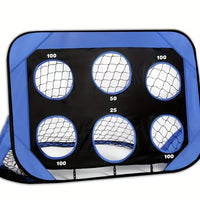 4 Modes Pop Up Soccer Goal Net 4 in 1 Foldable Football Goal Indoor Outdoor for Improving Passing and Shooting Accuracy - Buy online at  Vibe In Cart.
