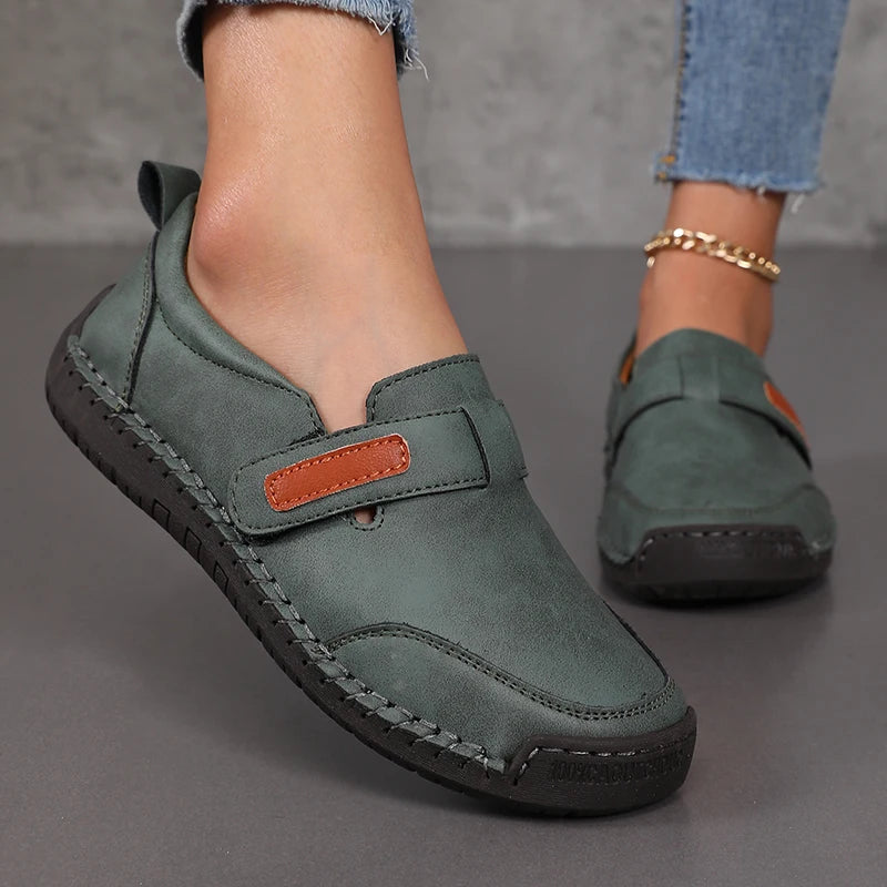 Handmade Leather Women Shoes Casual Comfortable Slip on Loafers Women Leather Shoes Moccasins Walking Shoes Summer Direct Sales - Buy online at  Vibe In Cart.