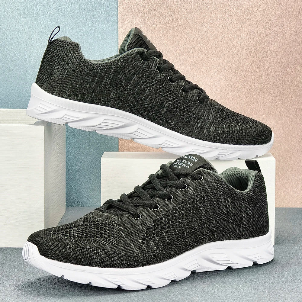Breathable Mesh Men Sneakers Plus Size 39-46 Sport Casual Shoes For Men Lightweight Cushioning Walking Shoes - Buy online at  Vibe In Cart.