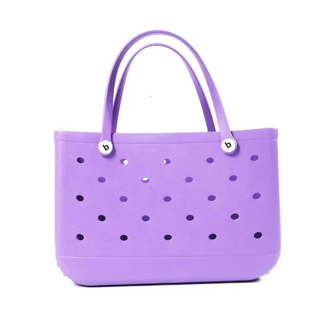 Extra Large Waterproof EVA Rubber Beach Tote Bag for Women