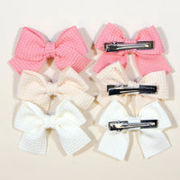 6/10Pcs/Set 2025 Fashion New Cute Ribbon Bowknot Hair Clips for Kids Handmade Baby Girls Hair Accessories - Buy online at  Vibe In Cart.