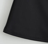 Women Low Rise Mini Skirt With Take The Short Cut Detail Slim Fit Mini Skort